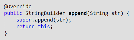 StringBuilder Append in Java